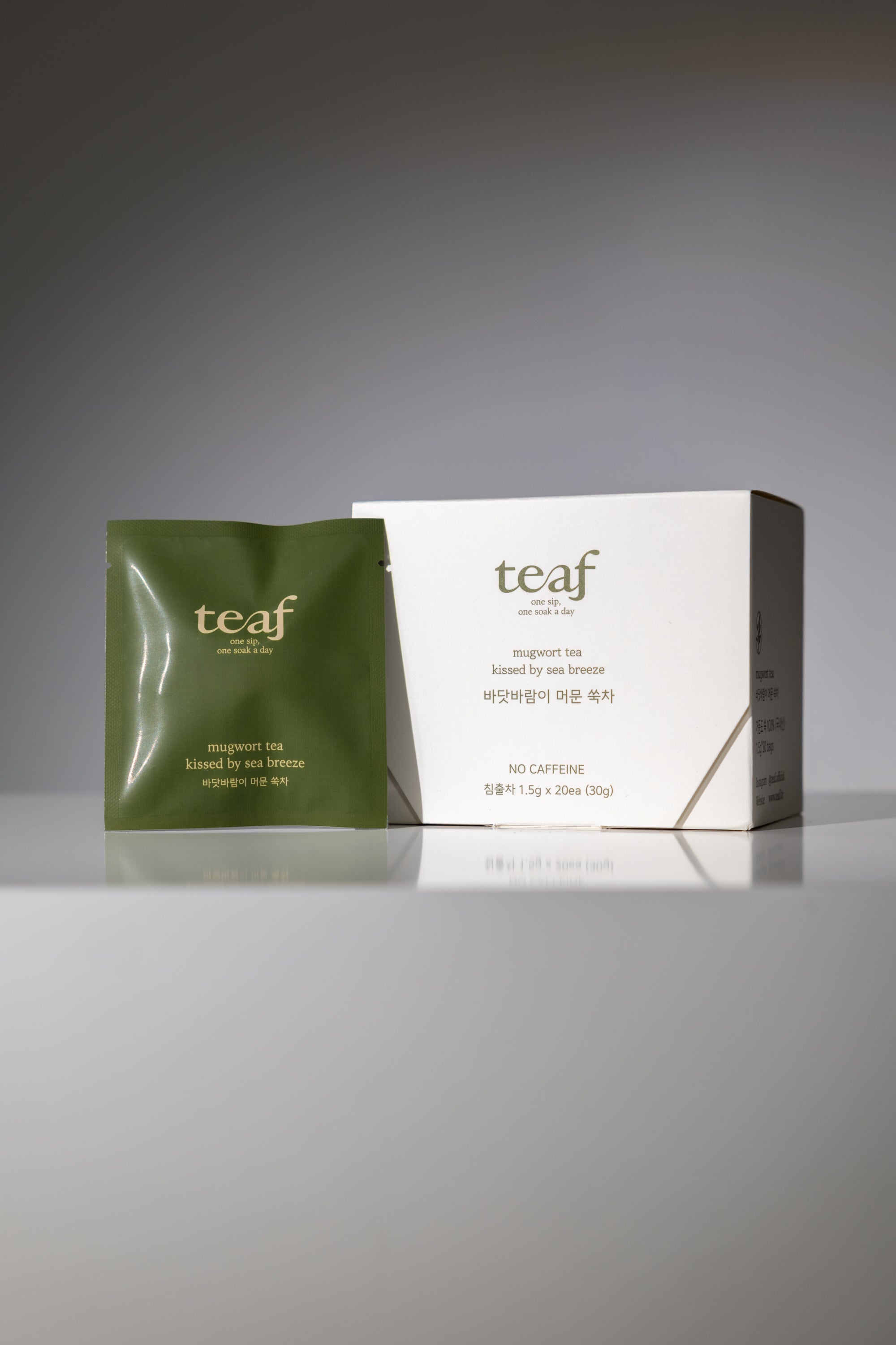 Teaf Mugwort Tea 바닷바람이 머문 쑥차(12ea)