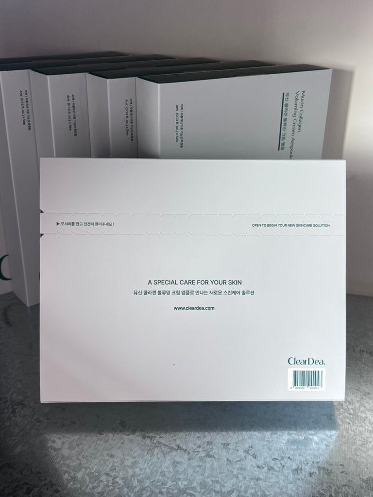 CLEARDEA. Mucin Collagen Voluming Cream Ampoule 4ml*5ea