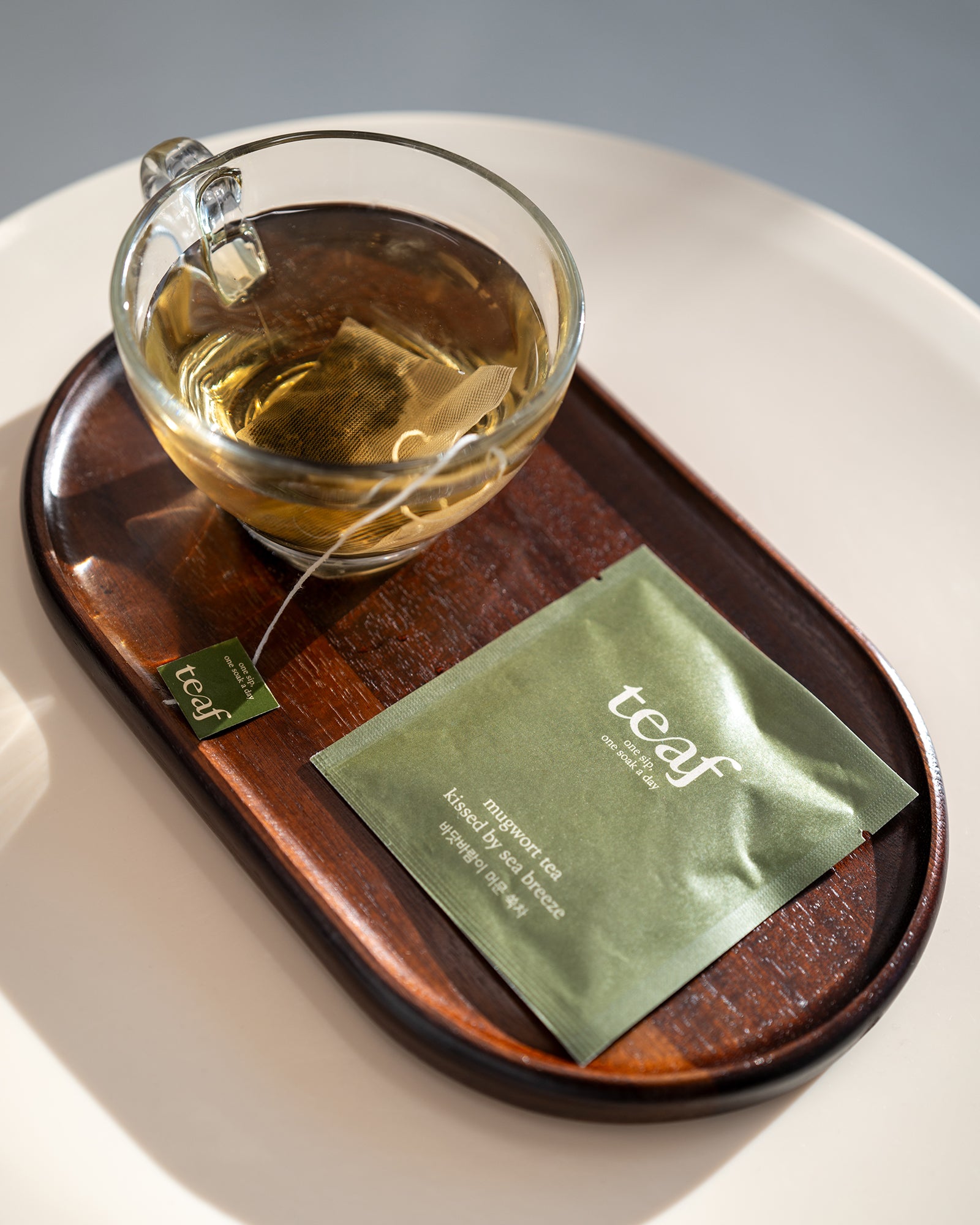 Teaf Mugwort Tea 바닷바람이 머문 쑥차(12ea)